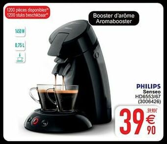 Cora Philips senseo hd6553-67 aanbieding