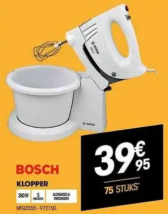 Electro Depot Bosch klopper mfq3555 aanbieding