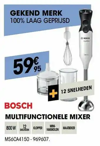 Electro Depot Bosch multifunctionele mixer ms6ca4150 aanbieding