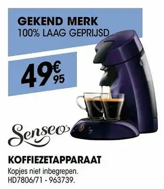 Electro Depot Philips koffiezetapparaat hd7806-71 aanbieding