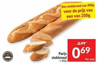 Intermarché Parijs stokbrood aanbieding