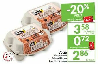 Intermarché Volaé verse eieren scharrelkippen aanbieding