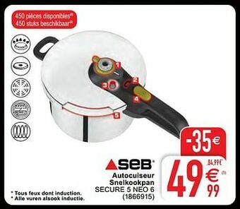 Autocuiseur snelkookpan secure 5 neo 6