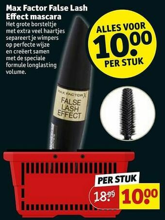 Kruidvat Max factor false lash effect mascara aanbieding