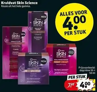 Kruidvat Dagcrème 55 + aanbieding