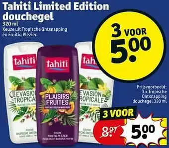 Kruidvat Tropische ontsnapping douchegel aanbieding