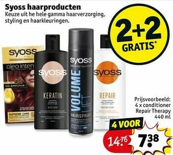 Kruidvat Conditioner repair therapy aanbieding