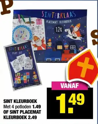 Sint Kleurboek of Sint Placemat Kleurboek
