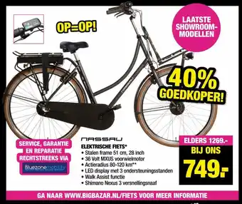 Big Bazar Nassau Elektrische Fiets aanbieding