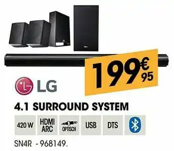 Electro Depot Lg 4.1 surround system sn4r aanbieding