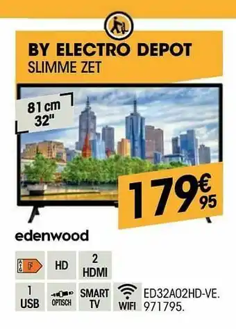 Electro Depot Edenwood ed32a02hd-ve aanbieding