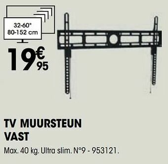 Electro Depot Tv muursteun vast aanbieding