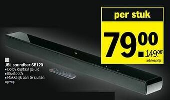 Albert Heijn Jbl soundbar sb120 aanbieding