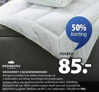 Jysk Okshornet 4 Seizoenendekbed aanbieding