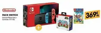 Nintendo pack switch inclusief mario hoes + controller