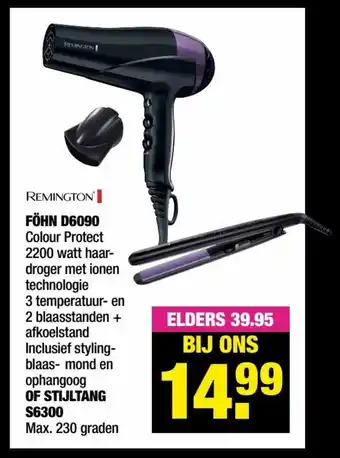 Big Bazar Remington Fohn D6090 aanbieding
