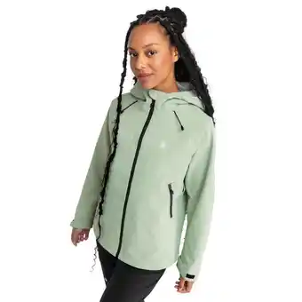 Decathlon Dames Wandelen hardshell wandeljas Lac Léman SIROKO Groen aanbieding
