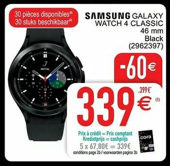 Cora Samsung galaxy watch 4 classic aanbieding