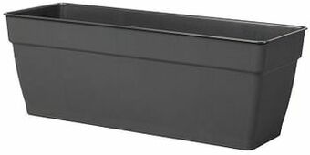 Brico Ninfea bloembak antraciet met waterreserve 50cm aanbieding