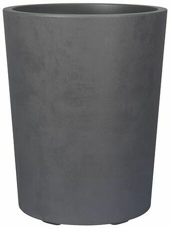 Brico Deroma bloembak Vaso Millennium met waterresere antraciet Ø43,5cm aanbieding