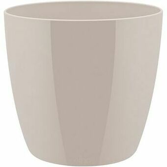 Brico Elho pot ’Brussels Diamond Round’ warm grijs 18,3 cm aanbieding