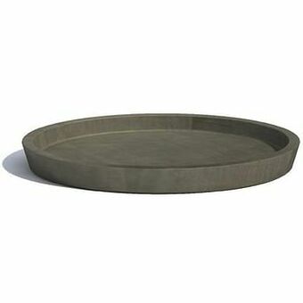 Brico Ecopots onderschotel rond taupe 28 cm aanbieding
