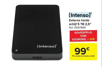 Intenso Externe harde shijf 5 TB 2.5"