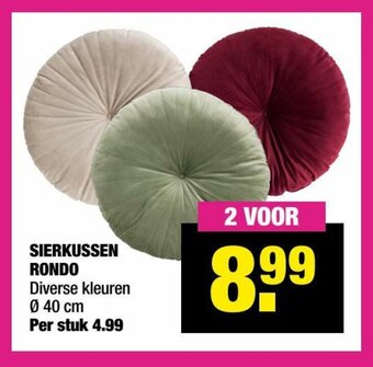 Big Bazar Sierkussen Rondo aanbieding