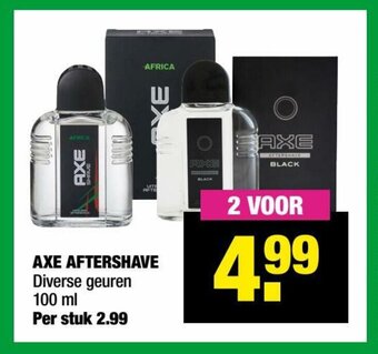 Big Bazar Axe Aftershave aanbieding