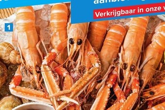 Carrefour Gekookte langoustines 100g aanbieding