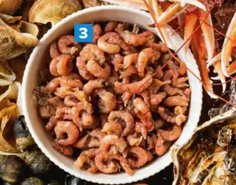 Carrefour Grizje gepelde garnalen 100g aanbieding