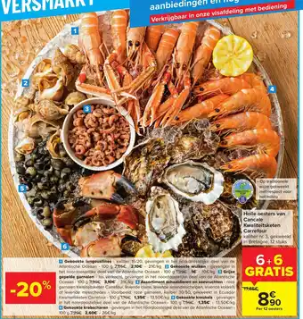 Carrefour Holle oesters van Cancale Kwaliteitsketen aanbieding
