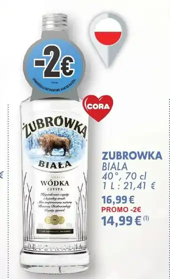 Zubrowka Biala Vodka 700ml