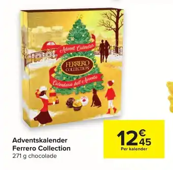 Carrefour Adventskalender Ferrero Collection 271g aanbieding
