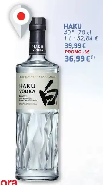 Cora Haku Vodka 700ml aanbieding