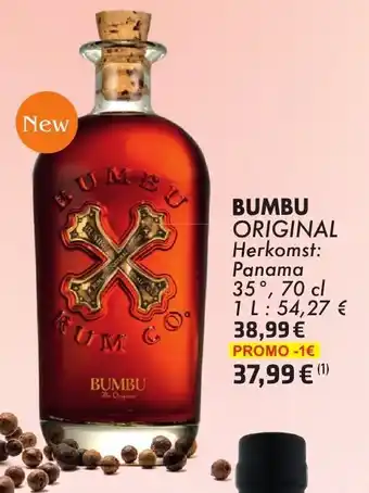 Cora Bumbu Original Rum 700ml aanbieding