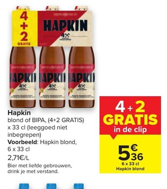 Carrefour Hapkin aanbieding