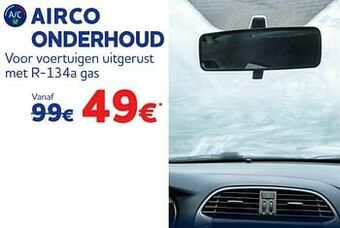 Airco onderhoud voor voertuigen uitgerust met r-134a gas