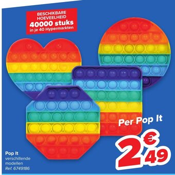 Carrefour Pop It aanbieding