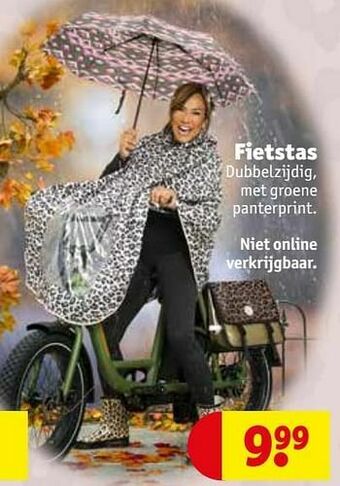 Kruidvat Fietstas aanbieding
