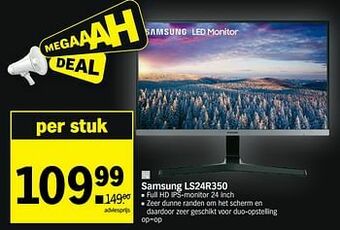 Albert Heijn Samsung ls24r350 aanbieding