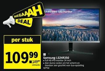 Albert Heijn Samsung ls24r350 aanbieding