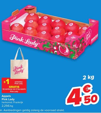 Carrefour Appels Pink Lady 2kg aanbieding