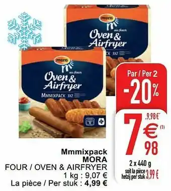 Cora Mmmixpack mora four - oven + airfryer aanbieding