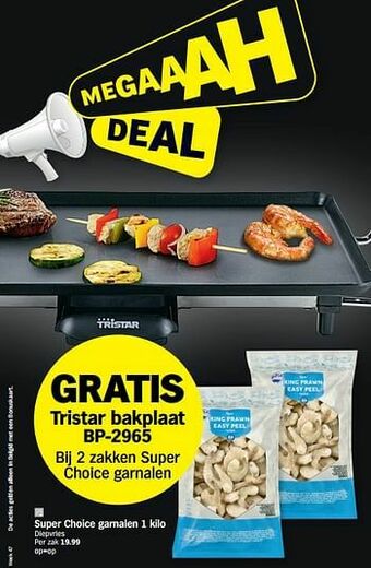 Albert Heijn Super choice garnalen aanbieding