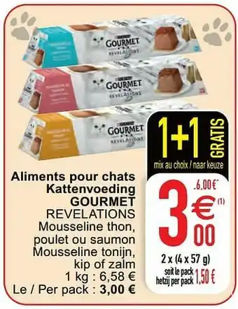 Cora Aliments pour chats kattenvoeding gourmet revelations aanbieding