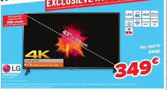 Carrefour LG 43UP75006LF 43" aanbieding