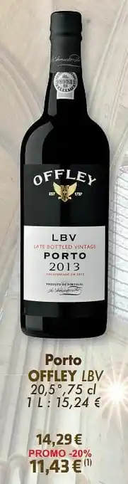 Cora Porto offley lbv aanbieding