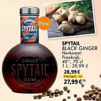 Spytail black ginger