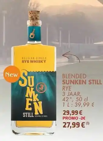 Cora Blended sunken still rye 3 jaar aanbieding